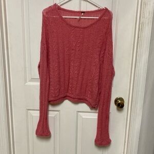 Free people scoop neck sweater